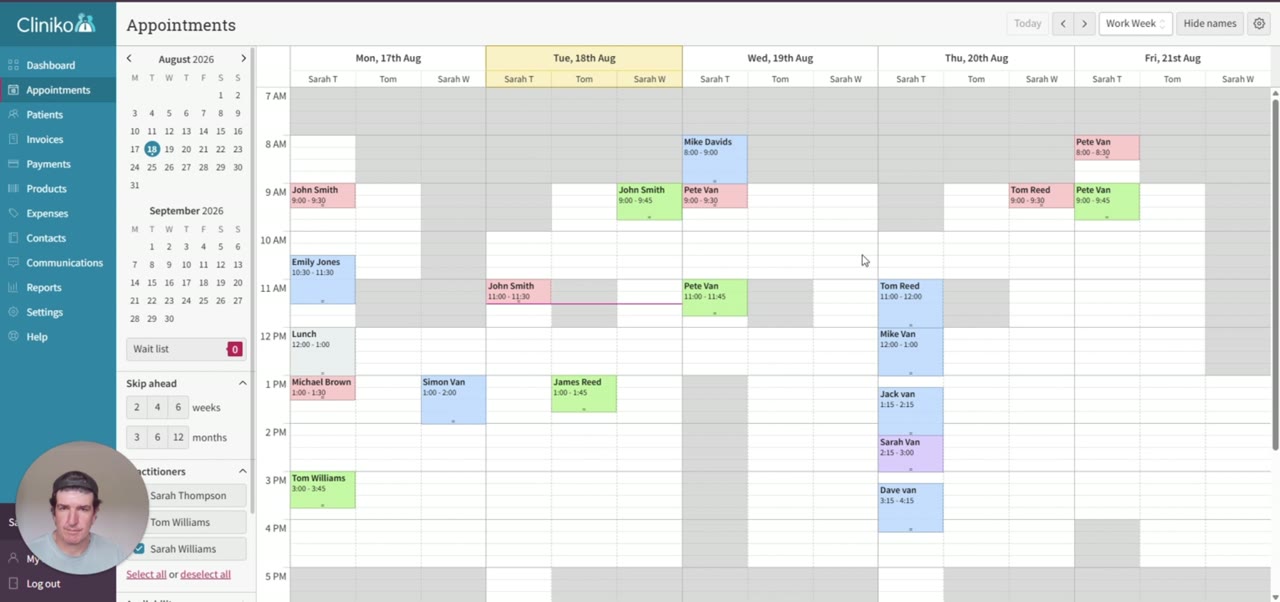 Rescheduling an appointment